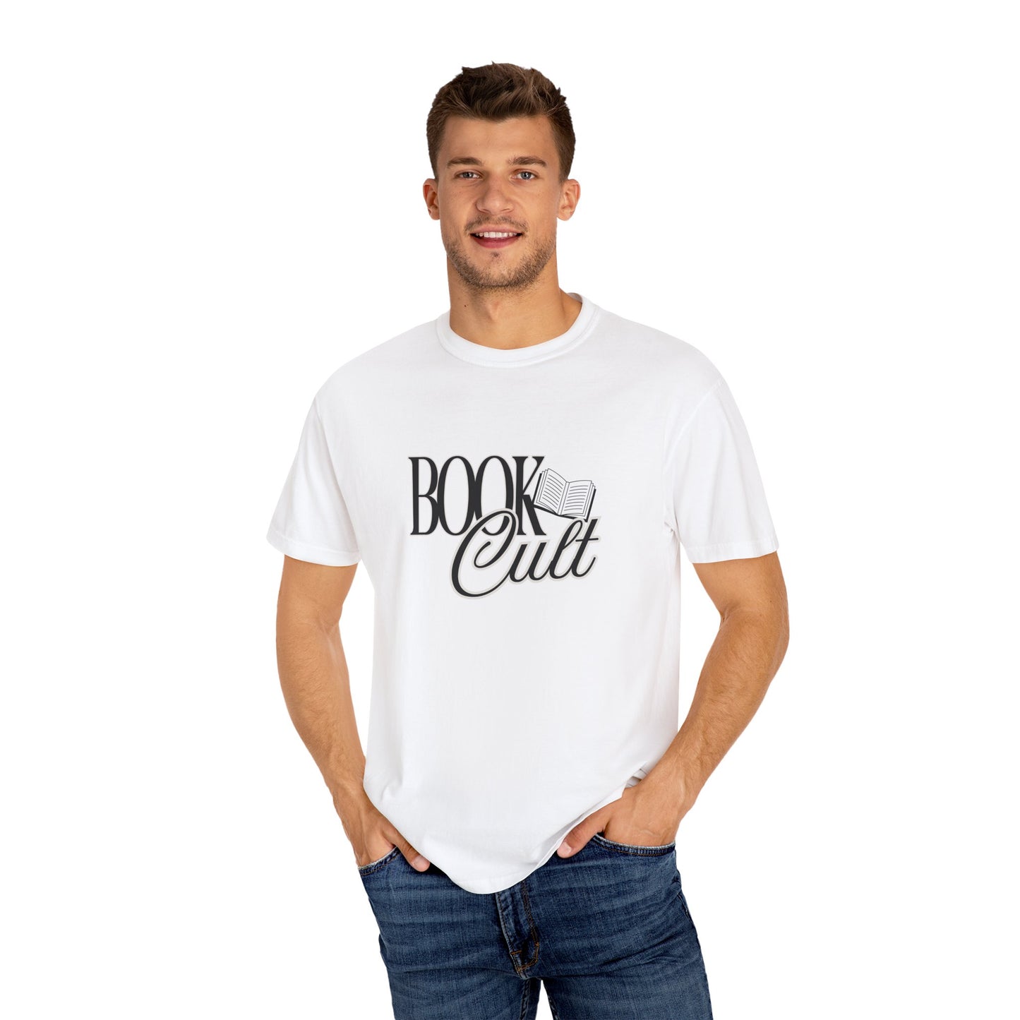 Book Cult Unisex Garment-Dyed T-Shirt | Perfect for Book Lovers & Club Members