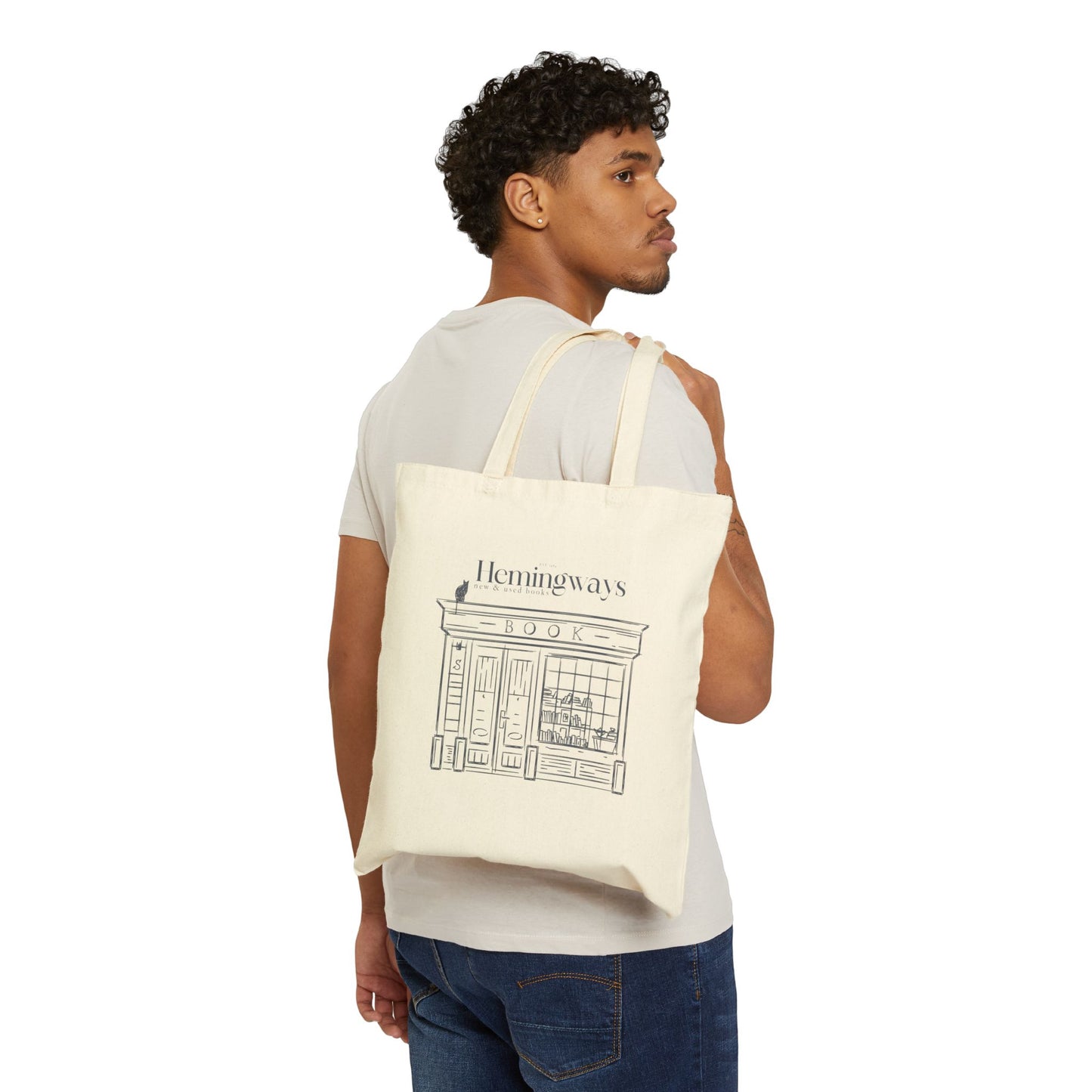 Hemingway's Bookstore Tote Bag - Support Indie Authors