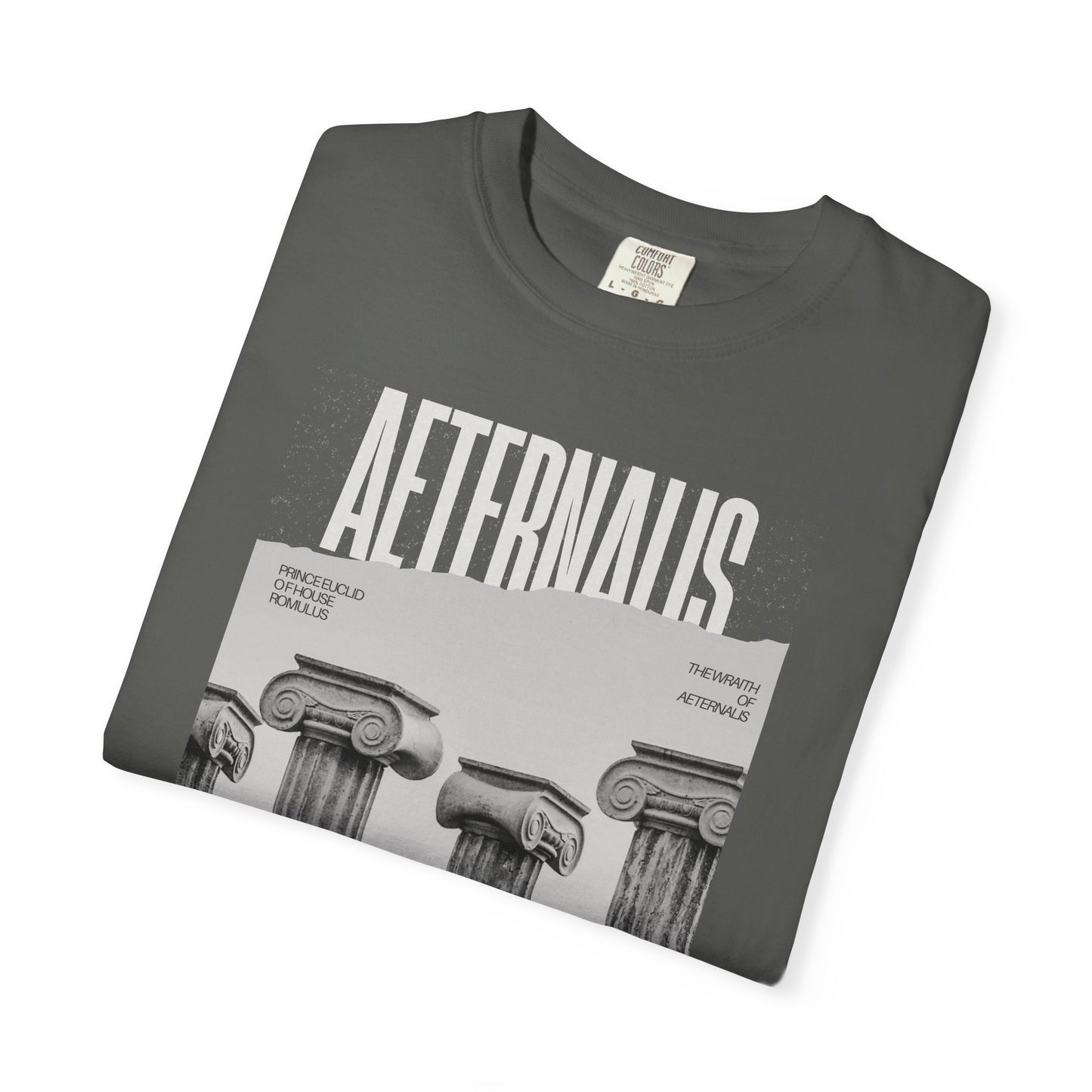 Aeternalis Unisex Garment-Dyed T-Shirt - The Lesser Gods Vintage Graphic Tee