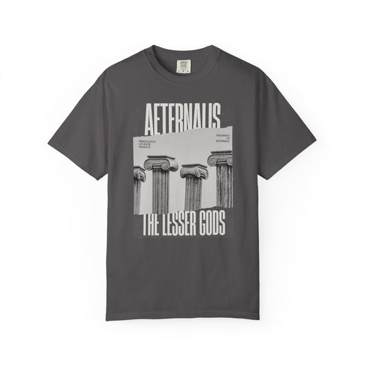 Aeternalis Unisex Garment-Dyed T-Shirt - The Lesser Gods Vintage Graphic Tee