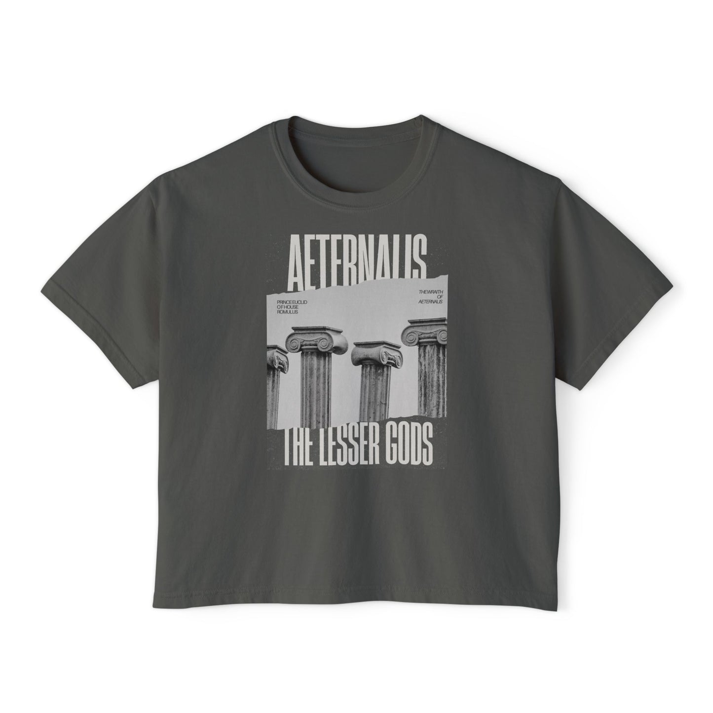 Women's Boxy Tee - Aeternalis Graphic Tee for the 'In My Vampire Era' Vibe