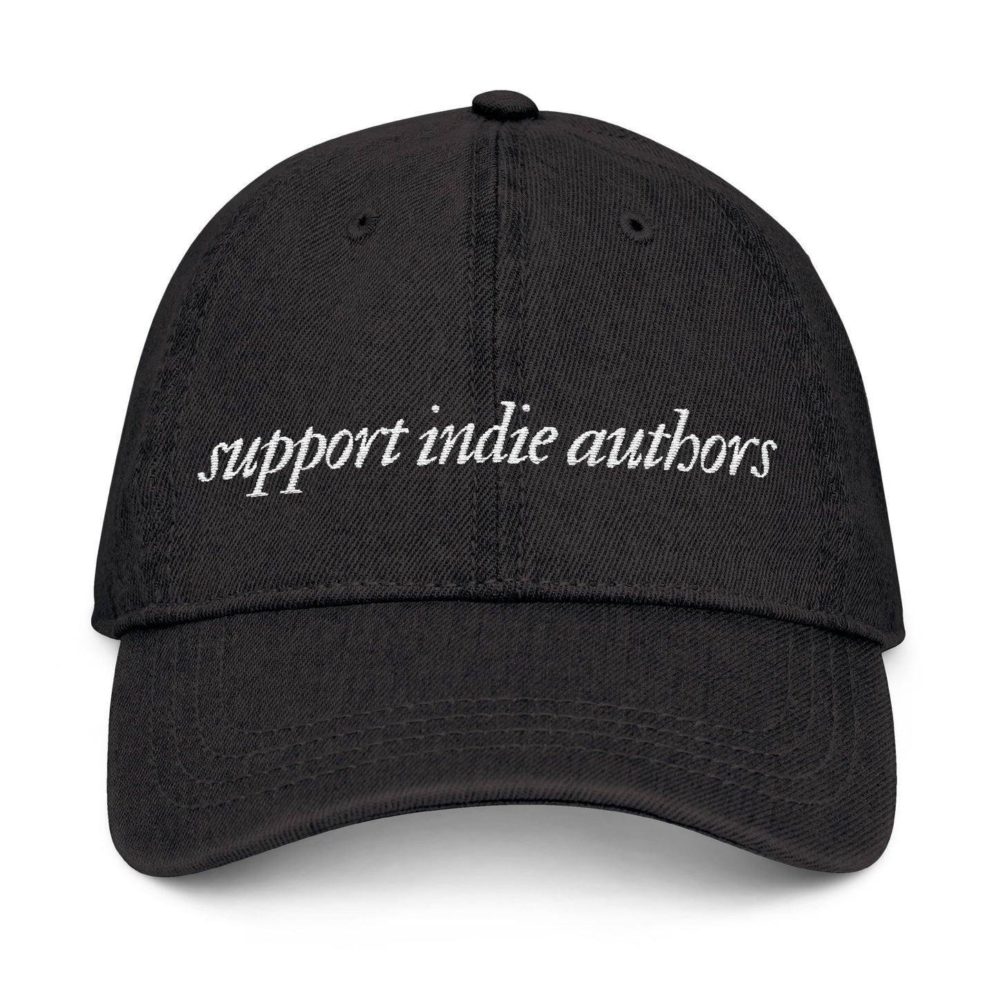 Support Indie Authors Denim Hat - Embroidered Cap for Book Lovers, Perfect Gift for Writers, Indie Bookstore Merchandise, Literary [...]