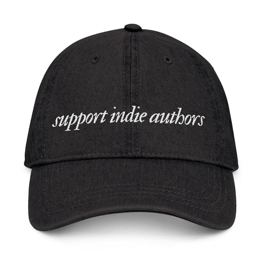 Support Indie Authors Denim Hat - Embroidered Cap for Book Lovers, Perfect Gift for Writers, Indie Bookstore Merchandise, Literary [...]