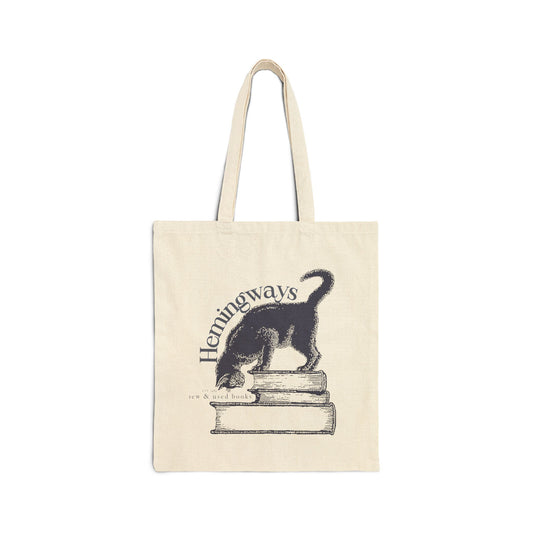 Literary Cat Tote Bag - Support Indie Authors