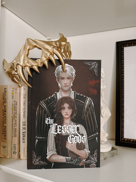 Specter Mask & Signed Hardcover of The Lesser Gods - Exclusive Edition